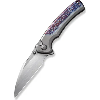 kapesní nůž We Knife Ziffius Šedá Titánová Rukojeť s Flamed Titanium Integral Spacer WE22024D-4