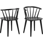 Jídelní židle RUBY 1 ks černá