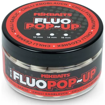 Mini Plovoucí fluo boilie 100ml - Chilli Česnek 10mm