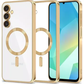 Pouzdro na mobilní telefon Kryt Samsung Galaxy A16 Tech-Protect MagFlex MagSafe zlatý
