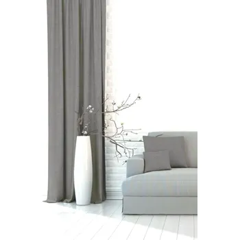 Zatemňovací dekorační závěs nebo látka, SUPER Blackout PURE, šedý č.1, 280 cm