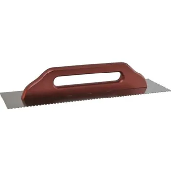 Zednické hladítko Hladítko nerezové zubové 130×480 mm zub 4 mm