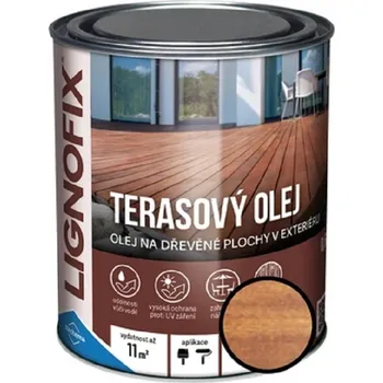 Olej na dřevo STACHEMA Olej terasový Lignofix modřín 2,2 l