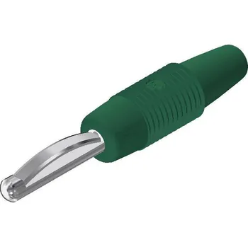Krokosvorka SKS Hirschmann VON 20 banánkový konektor zástrčka, rovná Ø pin: 4 mm zelená 1 ks