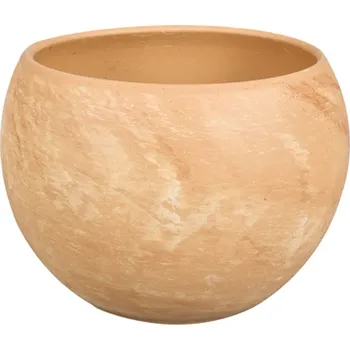 Obal na květináč NOHEL GARDEN Květník LUNA KOULE MARMOR keramický impregnovaný pr.27x20cm