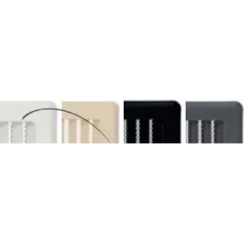 Větrací mřížka Karl SOLID ventilační mřížka s uzavíratelnou žaluzií, 195 x 175mm - bílá