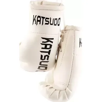 Boxerské rukavice Miniaturní boxerské rukavice Katsudo, bílé