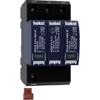 Přepěťová ochrana Svodič přepětí DC T1+T2 Hakel HLSA6,5 PV 1000 M S