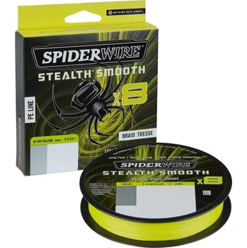 Spiderwire Pletená šňůra Stealth Smooth x8 0.05mm 150M 5.4Kg Yellow
