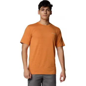 Pánské tričko Columbia Kwick Hike Back Graphic SS Tee M - tuscan heather/planet watch S