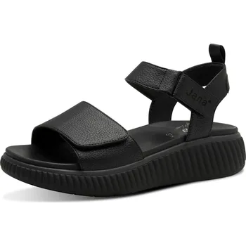 Dámské sandále DÁMSKÉ SANDÁLY JANA 8-28765-44 001 ČERNÁ Barva: Černá, Velikost: 40