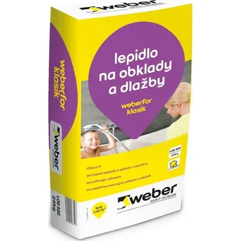 Průmyslové lepidlo Lepidlo weber for klasik C1T 25 kg