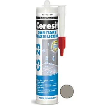 Tmel Tmel silikonový sanitární Ceresit CS 25 cementově šedý 280 ml