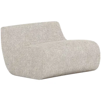 Sedací souprava RONDO STRAIGHT, sedací segment rovný, látka béžová