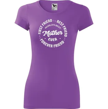 Dámské tričko DOBRÝ TRIKO Dámské tričko Mother ever Velikost: S, Barva: Fialová