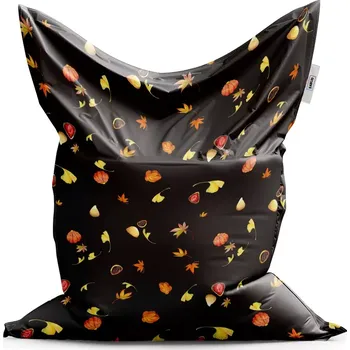Sedací pytel Sablio Sedací vak Classic Podzim na černé - 150x100 cm