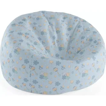 Sedací pytel Sablio Sedací vak Cocoon Puzzle a dudlíky - 75 x 45 x 35 cm