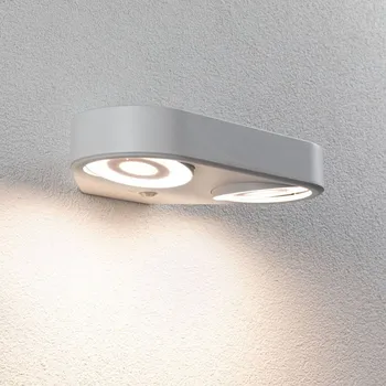 Lampička Paulmann LED senzorové venkovní nástěnné svítidlo Silma bílé 2 světla IP44 bílá 2 x 5,5 W LED - Doprava zdarma