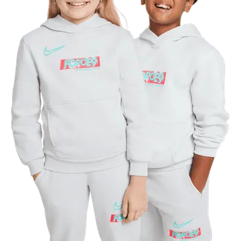 Pánská mikina Mikina s kapucí Nike Club Fleece Erling Haaland Hoody Kids hj3837-025 Velikost S (128-137 cm)