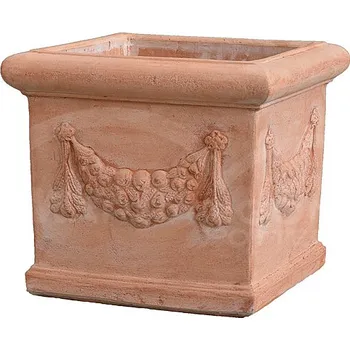 Květináč Terakota - květináč - Garland Square - Itálie - 37 x 37 x 34 V