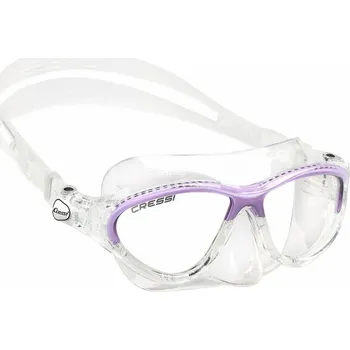 Potápěčská maska Potápěčské brýle Cressi Moon, 5 - 12 let, transp./lila