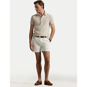 Pánská košile Polo Ralph Lauren Polokošile 710963494002 Béžová Custom Slim Fit XXL