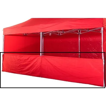 Příslušenství pro zahradní stavbu TENTino Polobočnice - Půlstěna 6 metrů Úchopy na: SMALL/STEEL HEXAGON, Barva opláštění: 17A - ANTRACIT