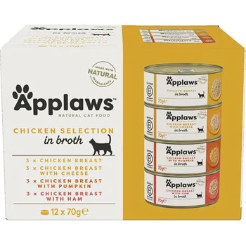 Krmivo pro kočku Applaws konzerva Cat Kuřecí Multipack 12x70g