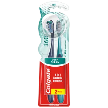 Zubní kartáček Colgate 360° manuální zubní kartáček, 2 ks/1 bal.