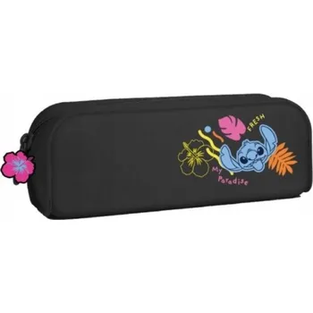 Penál Penál etue CoolPack silikonový, Stitch, černý
