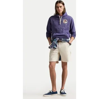 Pánské kraťasy Polo Ralph Lauren Šortky z materiálu 710963172001 Bílá Relaxed Fit 35