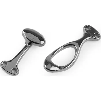 Kovové ozdobné zapínání 10x36 mm