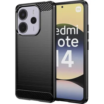 Pouzdro na mobilní telefon Techsuit Pouzdro Carbon Shield pro Xiaomi Redmi Note 14 4G černá