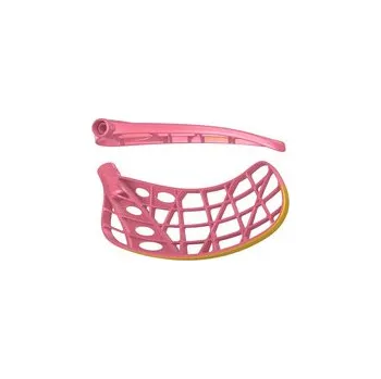 Florbal Fat Pipe CTRL SLICKS Florbalová čepel Shrimp Pink / Gold, Střední - odlehčená, Pravá (pravá ruka dole), PP - polypropylen