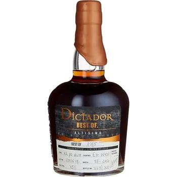 Rum Dictador Best of 1975 Altisimo 45 % 0,7 l