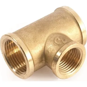 Fitinka T-kus redukovaný mosazný 3/4"×1/2" FFF