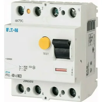 Stavebniny Chránič proudový Eaton PF6-40/4/03