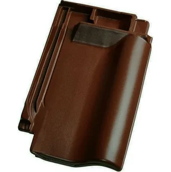 Střešní krytina Taška TONDACH Sensaton / Samba 11 připojení hřebene – engoba hnědá