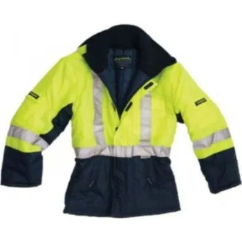 Reflexní plášť, SC: L, Námořnická/žlutá, dobře viditelná
