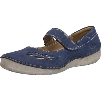 Dámské polobotky DÁMSKÉ POLOBOTKY JOSEF SEIBEL 59658 869554 MODRÁ Barva: MODRÁ, Velikost: 38