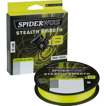 Spiderwire Pletená šňůra Stealth Smooth x8 0.09mm 150M 7.5Kg Yellow