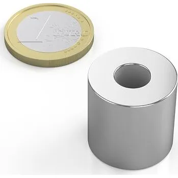 Dekorativní magnet Neodymový kruhový magnet Ø 20/8 mm, v. 20 mm, síla 15 kg