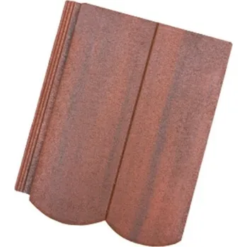 betonová krytina Taška základní BMI Bramac Reviva protector – památkově červená