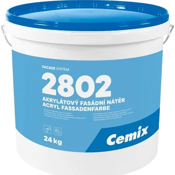 Fasádní barva Nátěr fasádní akrylátový Cemix 2802 - 24kg