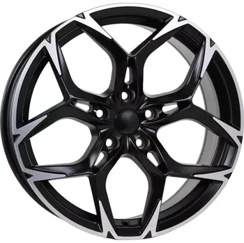 Disk Alu kola Racing Line I5572, 19x8.5 5x112 ET40, černá matná + leštění