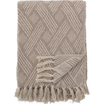 Přehoz na lůžko Přehoz z recyklované bavlny béžový