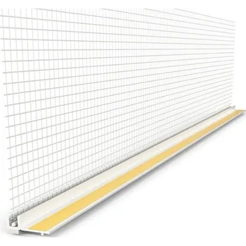 Stavební profil RETEK Profil začišťovací 9 mm s tkaninou 2,4 m