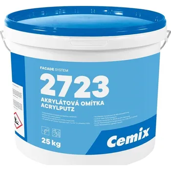 Omítka Omítka akrylát Cemix 2723 - 25kg zatíraná 1mm