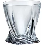 Crystalite Bohemia sklenice na whisky Quadro 340 ml 6KS