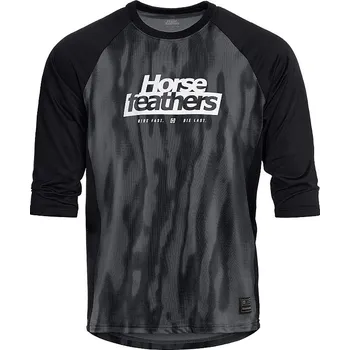 cyklistický dres dres Horsefeathers Spike 3/4 - Halftone/Black XL